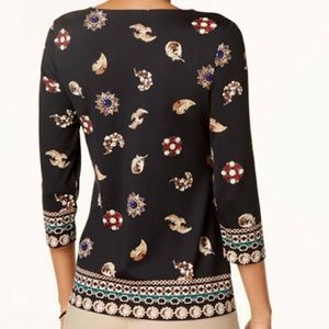 Charter Club Tops - NWT Charter Club Jewel Tones Printed Blouse Charter Club Tops - NWT Charter Club Jewel Tones Printed Blouse